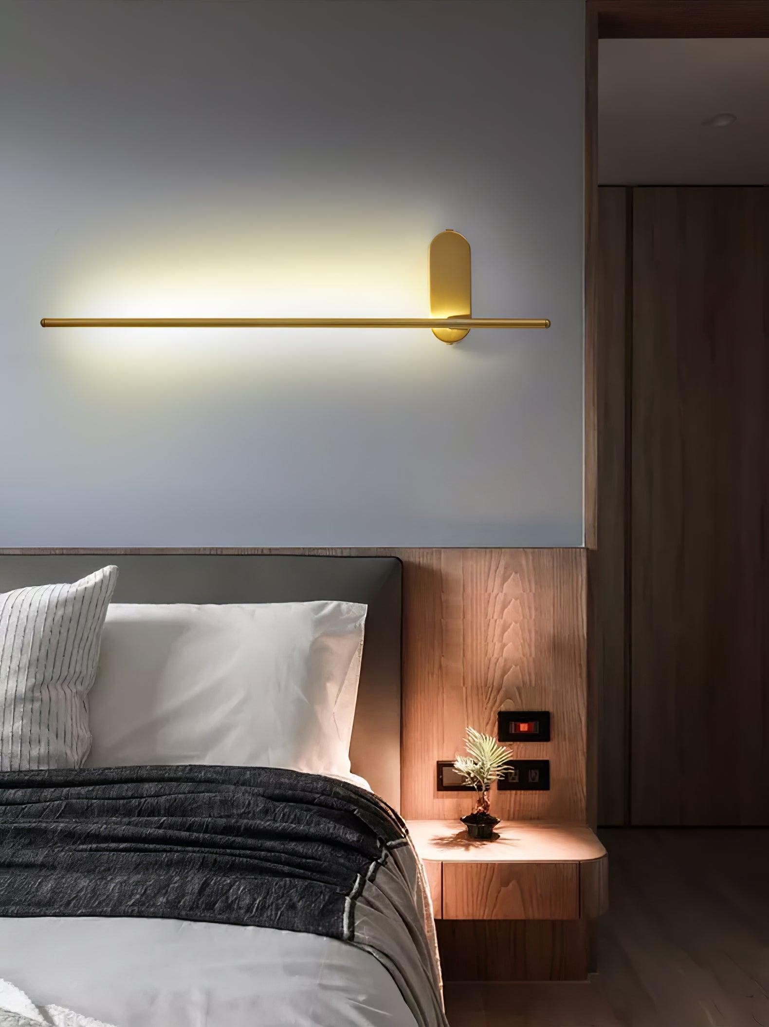 Stick-Shaped Metal Wall Sconce