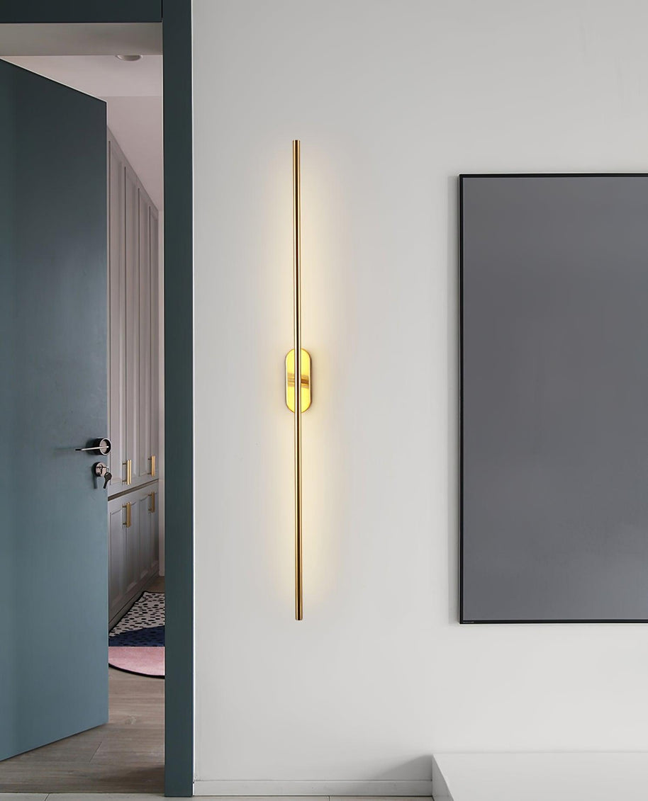 Stick-Shaped Metal Wall Sconce