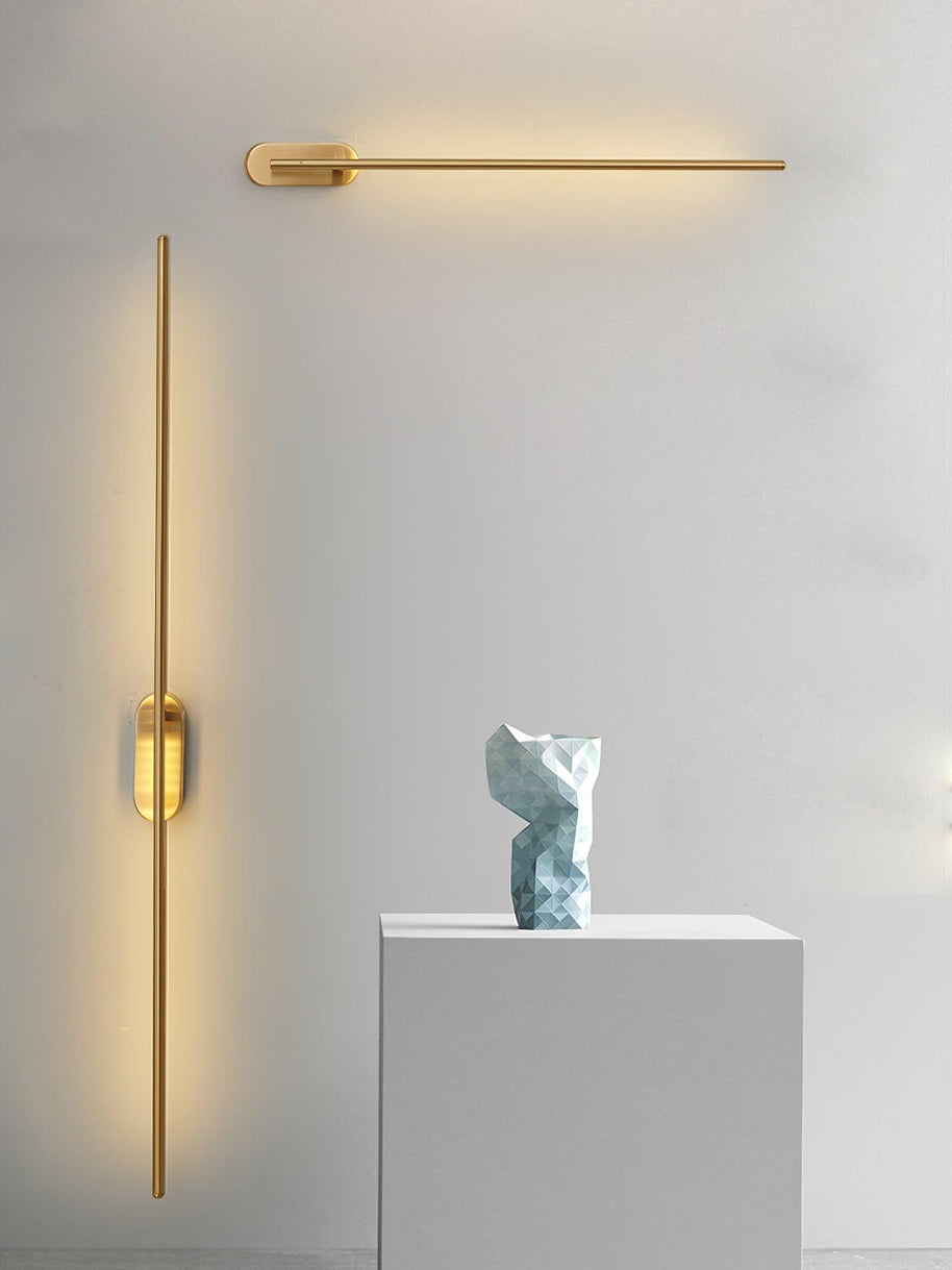 Stick-Shaped Metal Wall Sconce