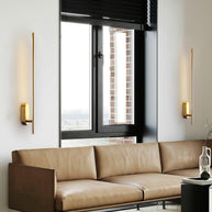Stick-Shaped Metal Wall Sconce