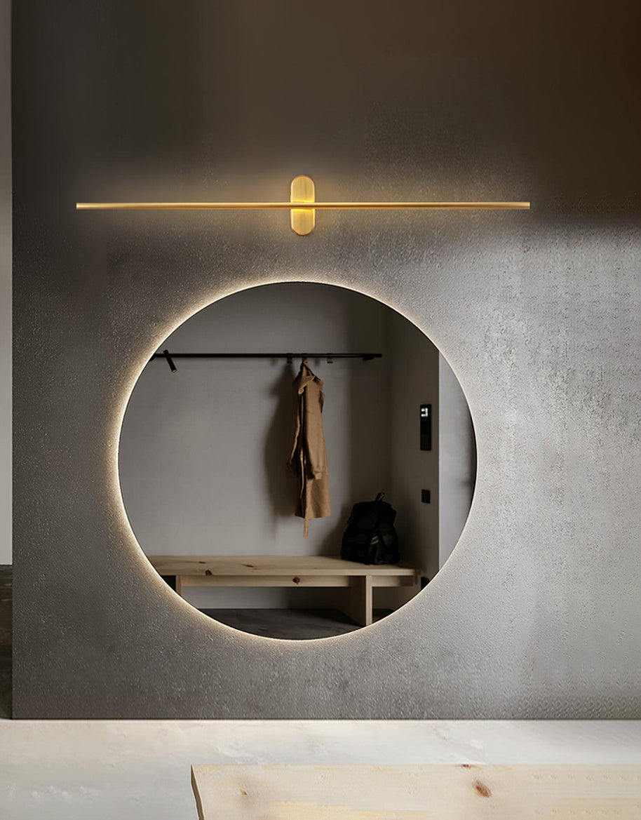 Stick-Shaped Metal Wall Sconce