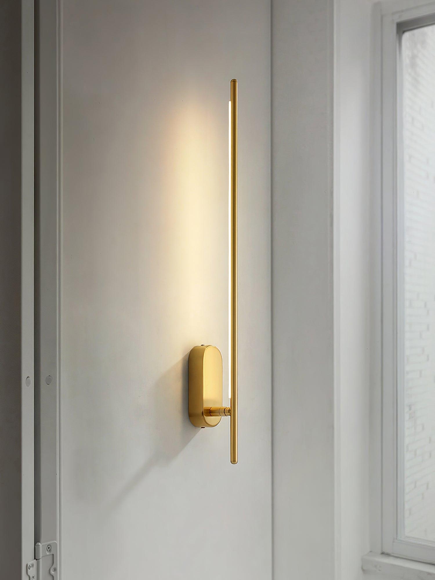 Stick-Shaped Metal Wall Sconce
