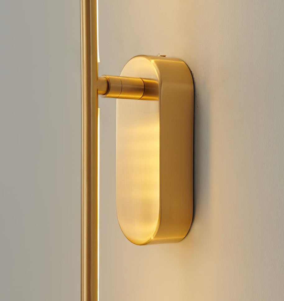 Stick-Shaped Metal Wall Sconce