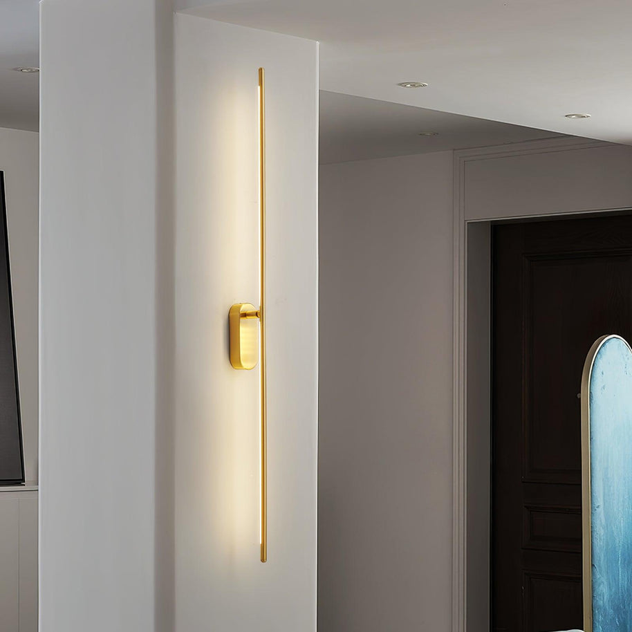 Stick-Shaped Metal Wall Sconce