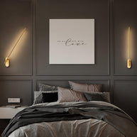 Stick-Shaped Metal Wall Sconce