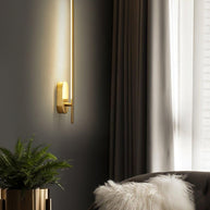 Stick-Shaped Metal Wall Sconce