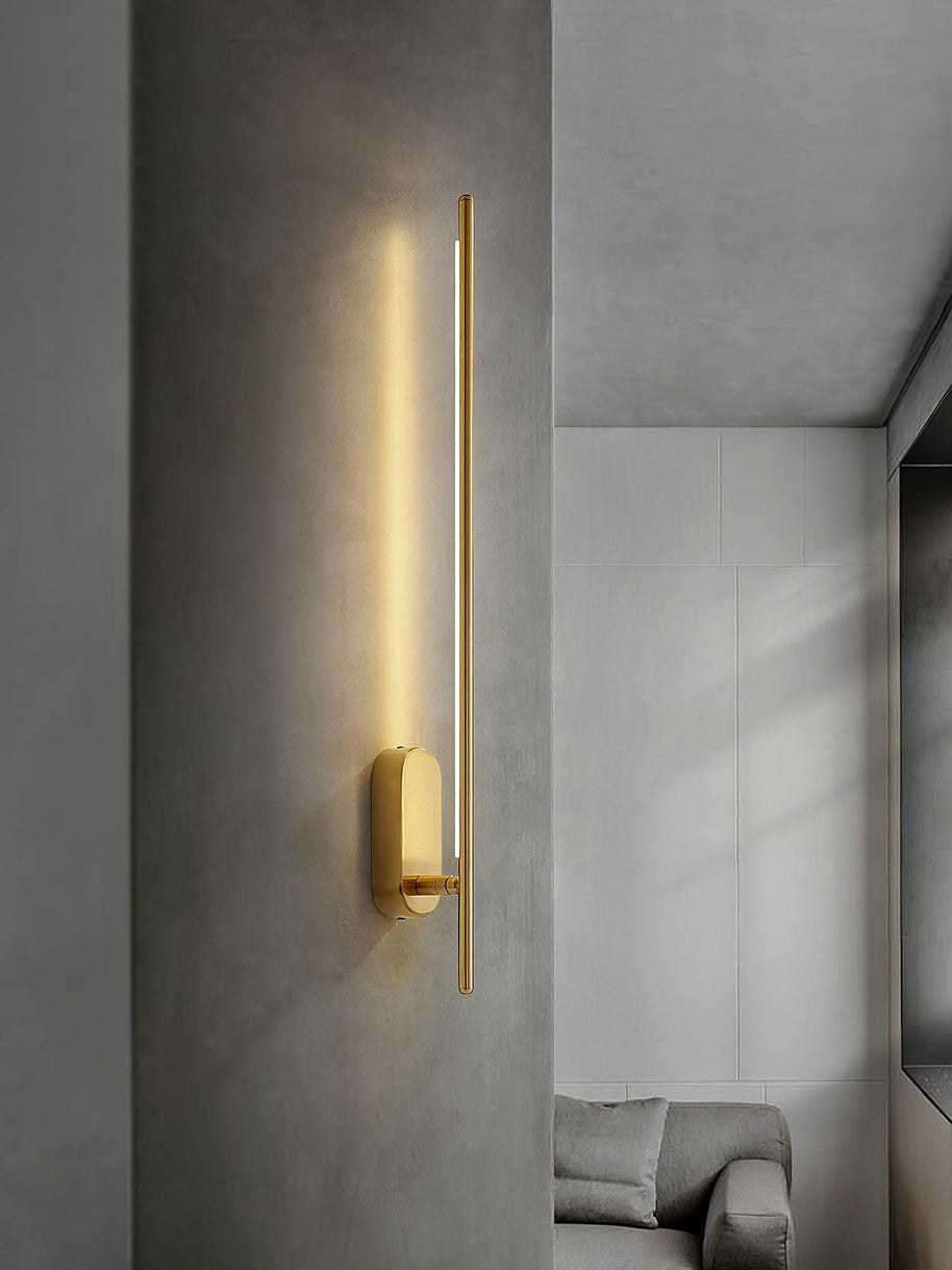 Stick-Shaped Metal Wall Sconce