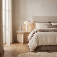 Nori Mushroom USB Rechargeable Table Lamp in a premium Comvilo lifestyle interior — carousel lifestyle image 2