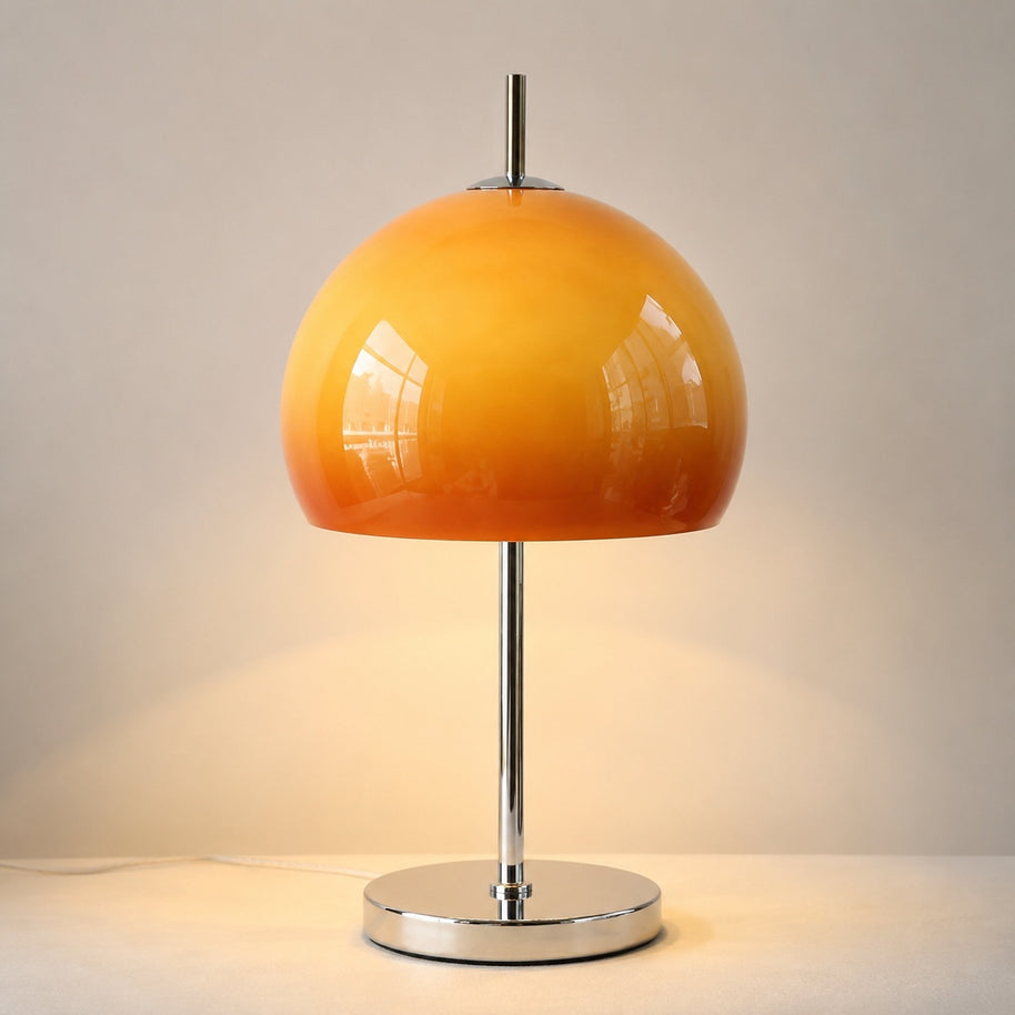 Aurelia Bauhaus Mushroom Retro Glass Table Lamp - product hero image for Comvilo lighting