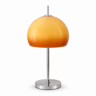 Aurelia Bauhaus Mushroom Retro Glass Table Lamp
