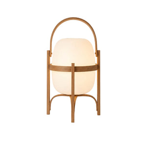 Linden Portable Lantern Glass Table Lamp