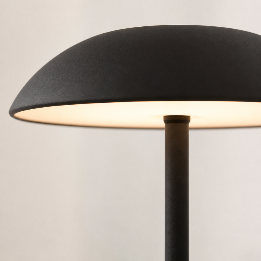 Sable Contemporary Minimal Rechargeable LED Table Lamp material detail