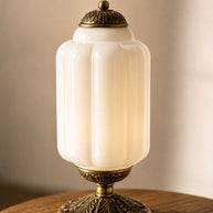 Eloise Vintage Glass Table Lamp - material close-up detail image for Comvilo lighting