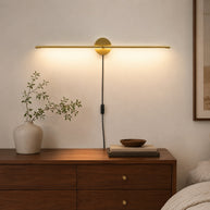 Elaris Linear Wall Light - lifestyle room image for Comvilo lighting