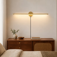 Elaris Linear Wall Light - scale and placement image for Comvilo lighting