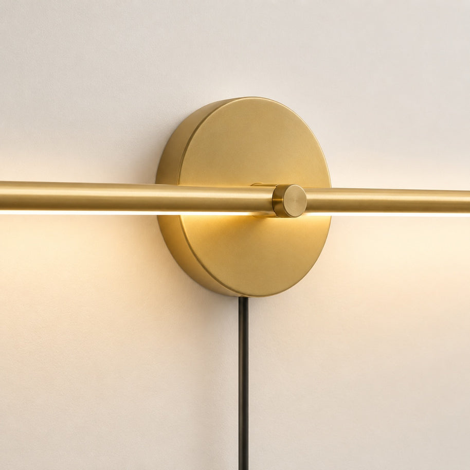 Elaris Linear Wall Light - material close-up detail image for Comvilo lighting