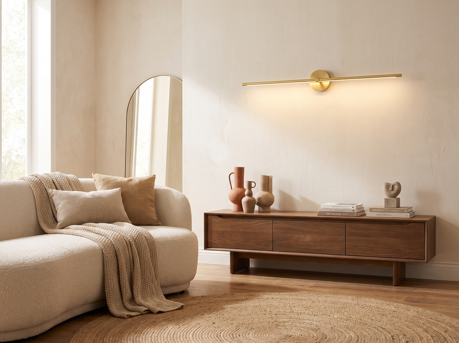 Elaris Linear Wall Light &mdash; Modern Warmth