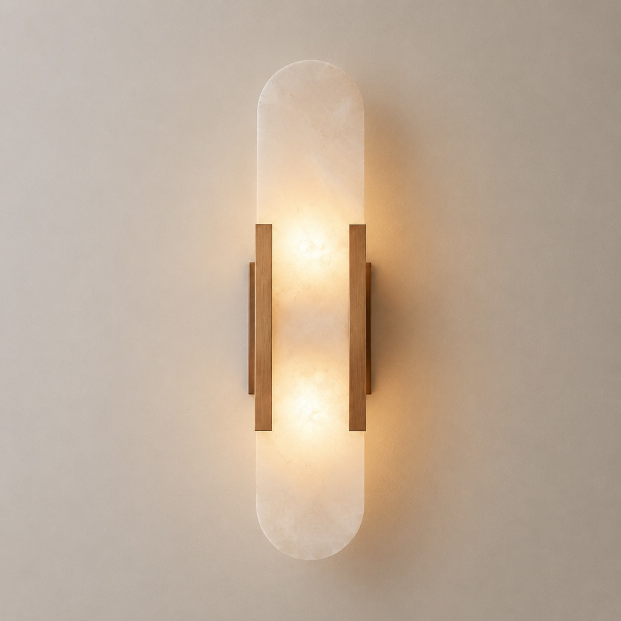 Celestine Alabaster Oblong Wall Sconce - product hero image for Comvilo lighting