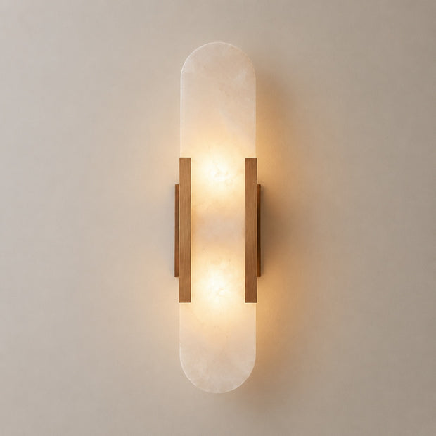 Celestine Alabaster Oblong Wall Sconce - product hero image for Comvilo lighting