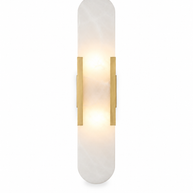 Celestine Alabaster Oblong Wall Sconce