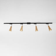 Wood Track Ceiling Lamp