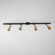 Wood Track Ceiling Lamp