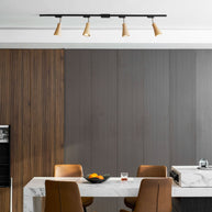 Wood Track Ceiling Lamp
