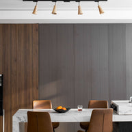 Wood Track Ceiling Lamp