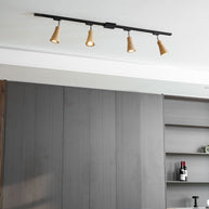 Wood Track Ceiling Lamp