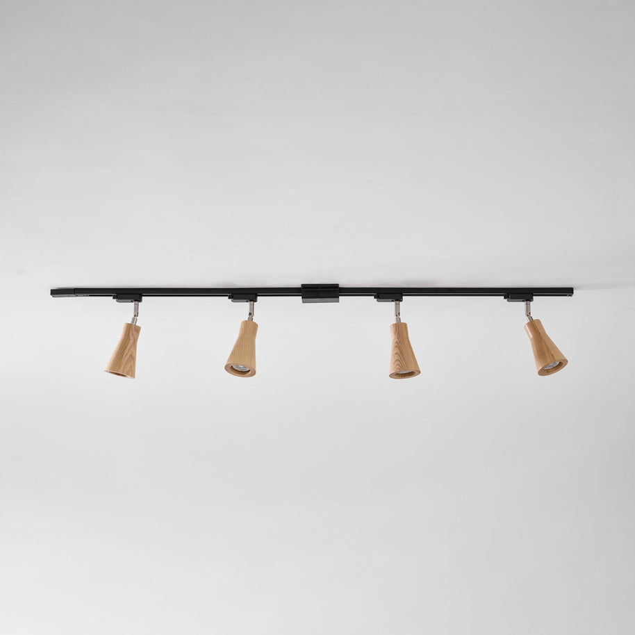 Wood Track Ceiling Lamp