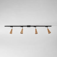 Wood Track Ceiling Lamp