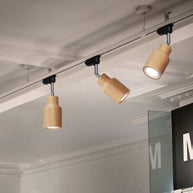 Wood Track Ceiling Lamp