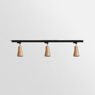 Wood Track Ceiling Lamp