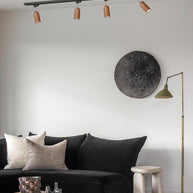 Wood Track Ceiling Lamp