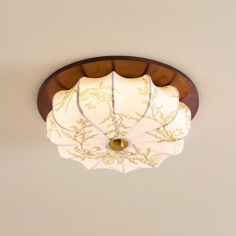Nenuvelle Floral Fabric Ceiling Light