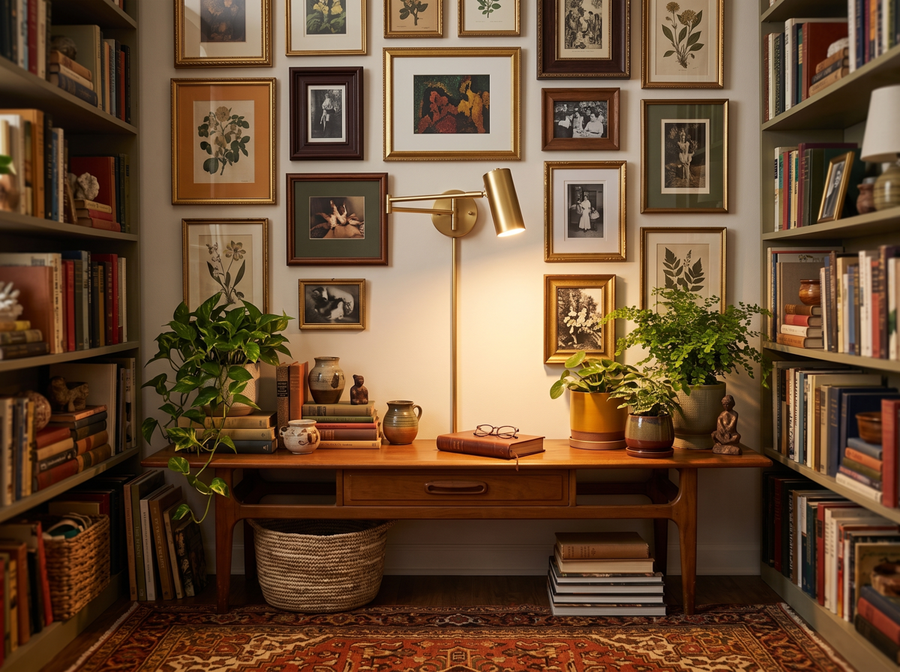 Marlow Arc Swing Wall Sconce &mdash; Cozy Maximalism