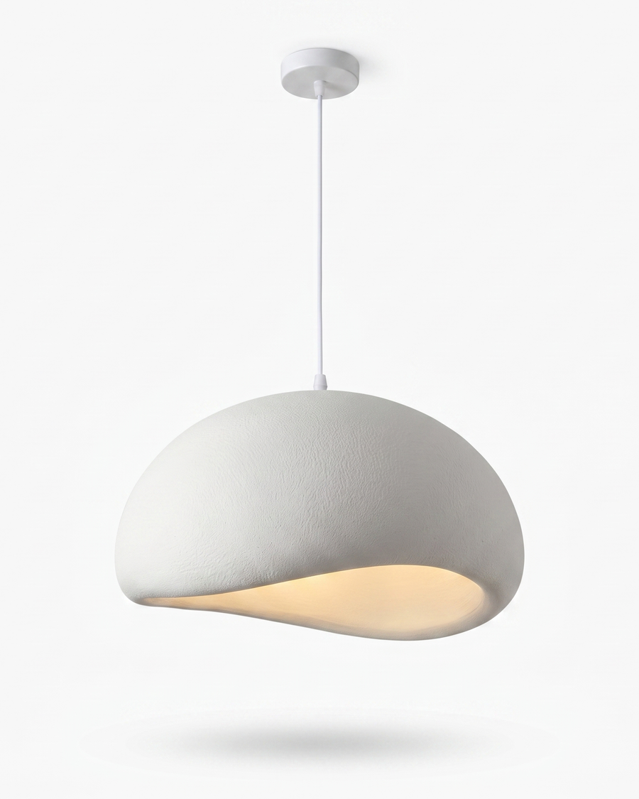 Nuvola Sculptural Cloud Pendant Light: Mid-Century Warmth