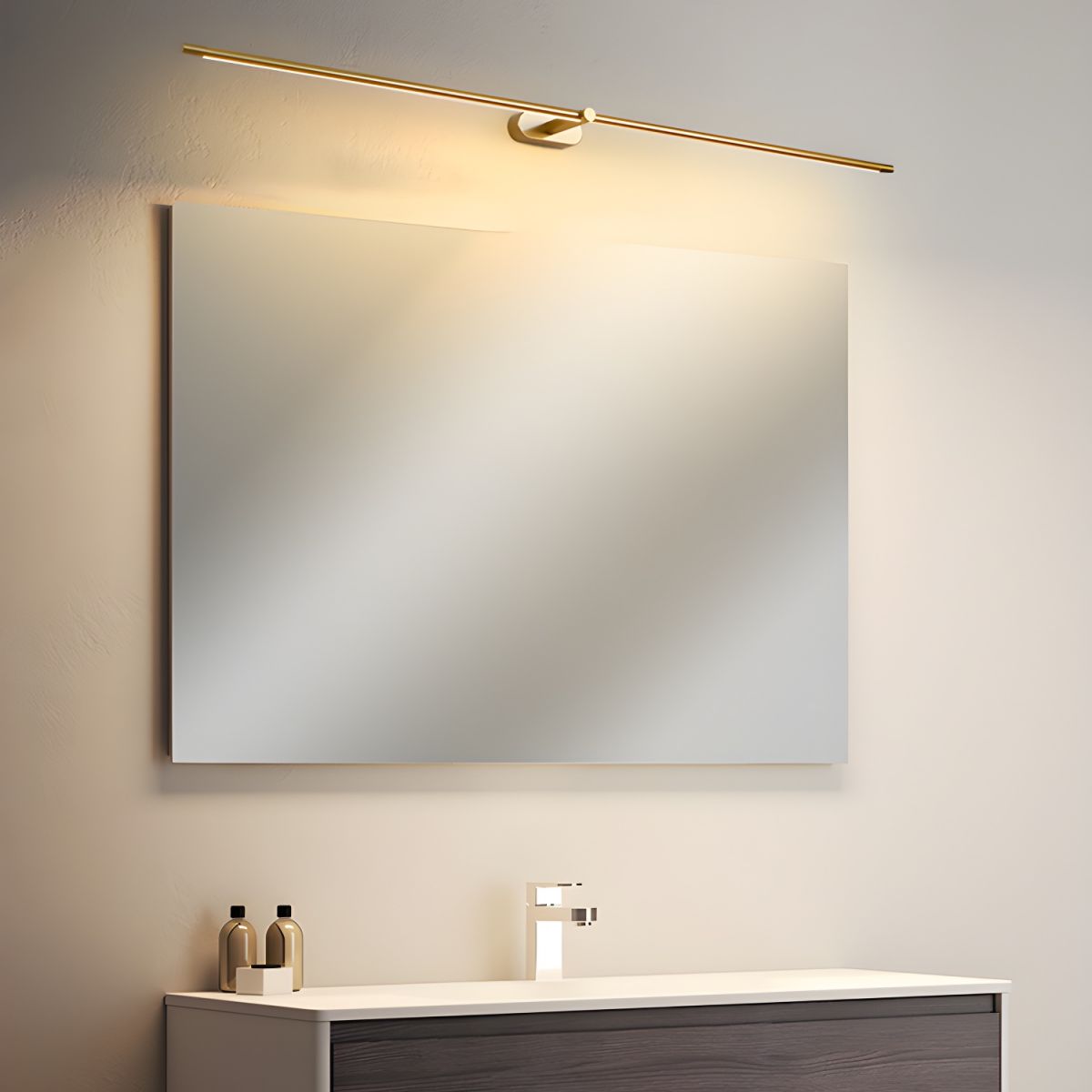 Kady Linear Rechargeable Version Wall Lamp in a styled room