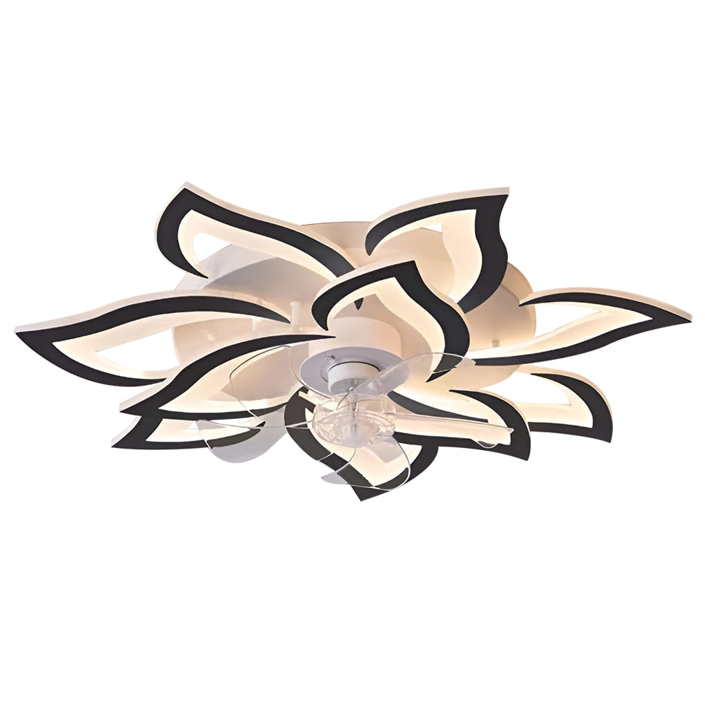 Flower-Shaped LED Ceiling Fan Light – image 17