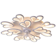 Flower-Shaped LED Ceiling Fan Light