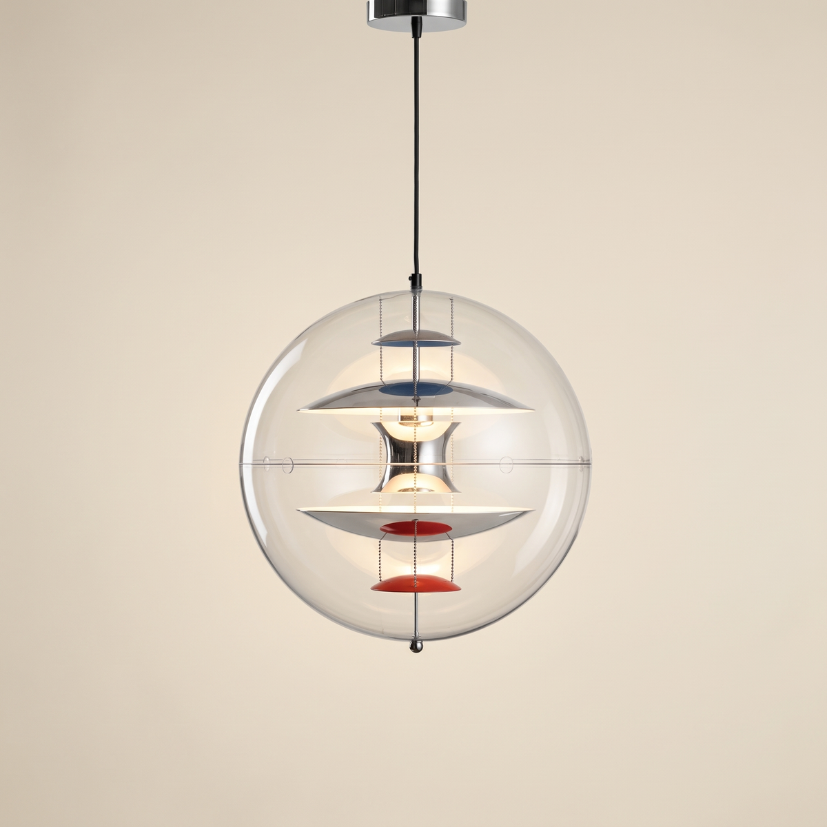 Dellora Clear Acrylic Sphere Pendant