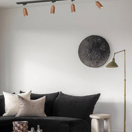 Wood Track Ceiling Lamp