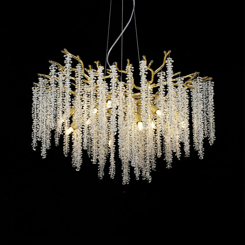 Glycienne Crystal Flower Chandelier