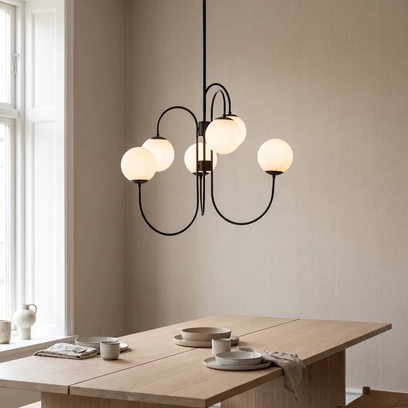 Ardenne Gooseneck Chandelier