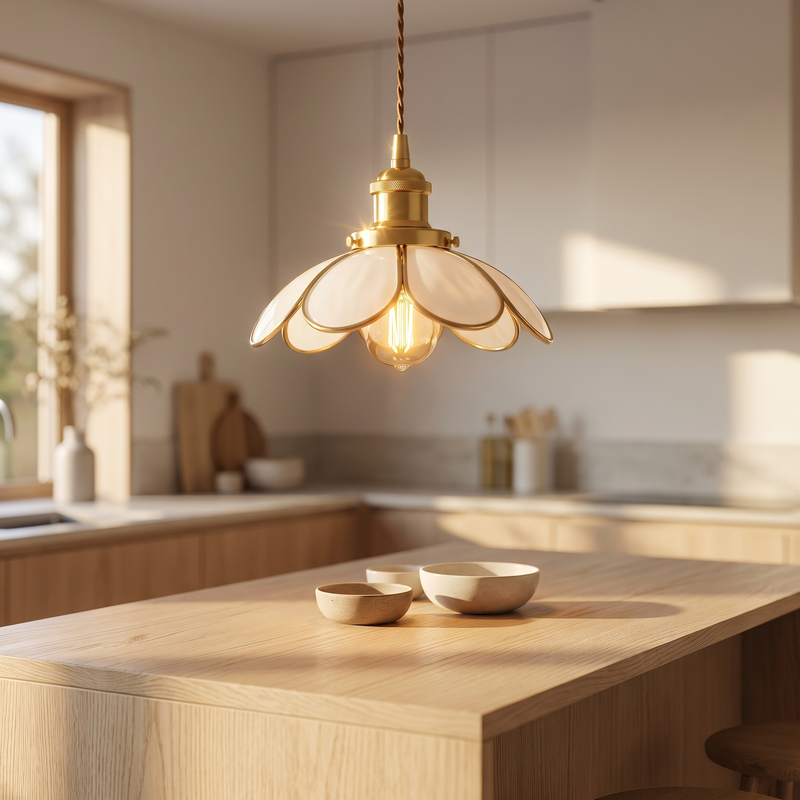 Aveline Petal Glass Pendant Light