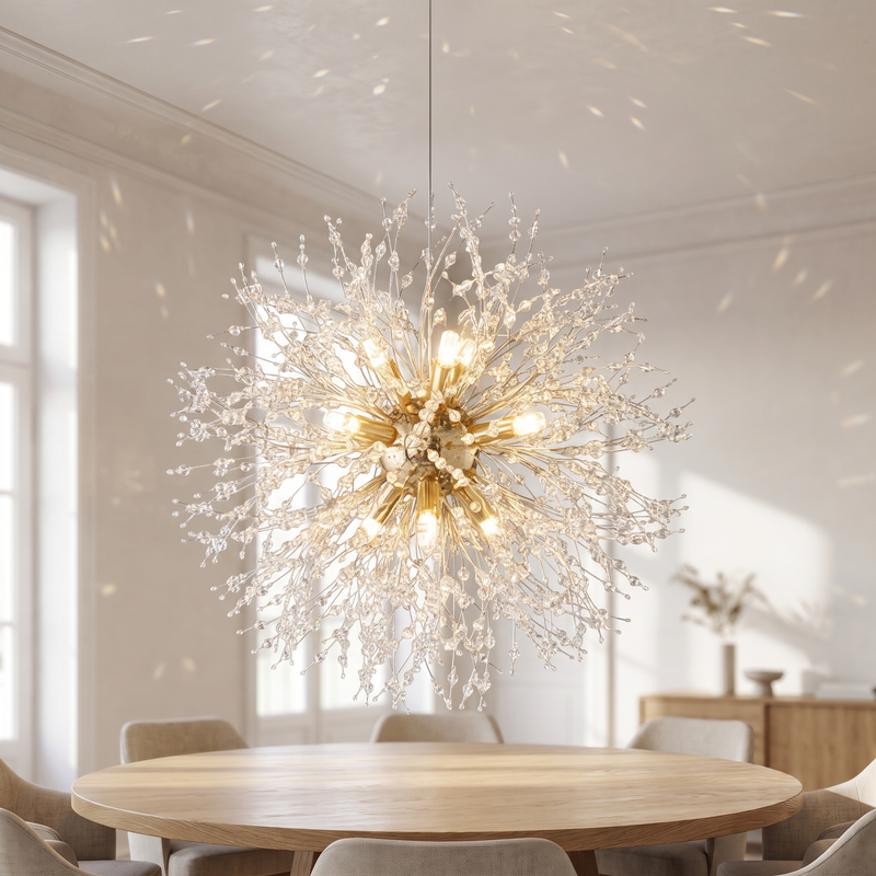 Lorvenne Radial Crystal Chandelier