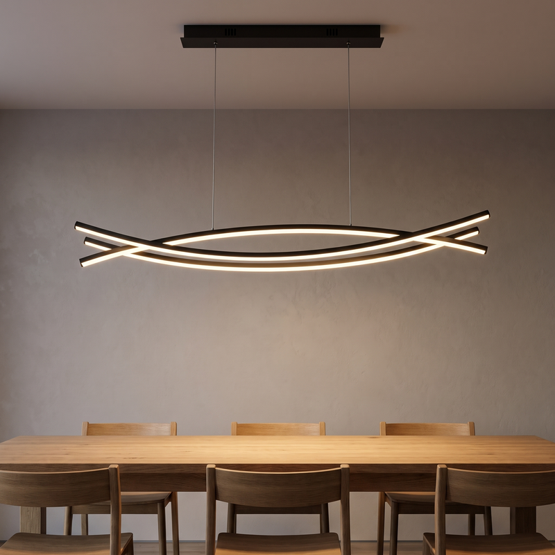 Quenvale Aluminum Linear LED Pendant Light