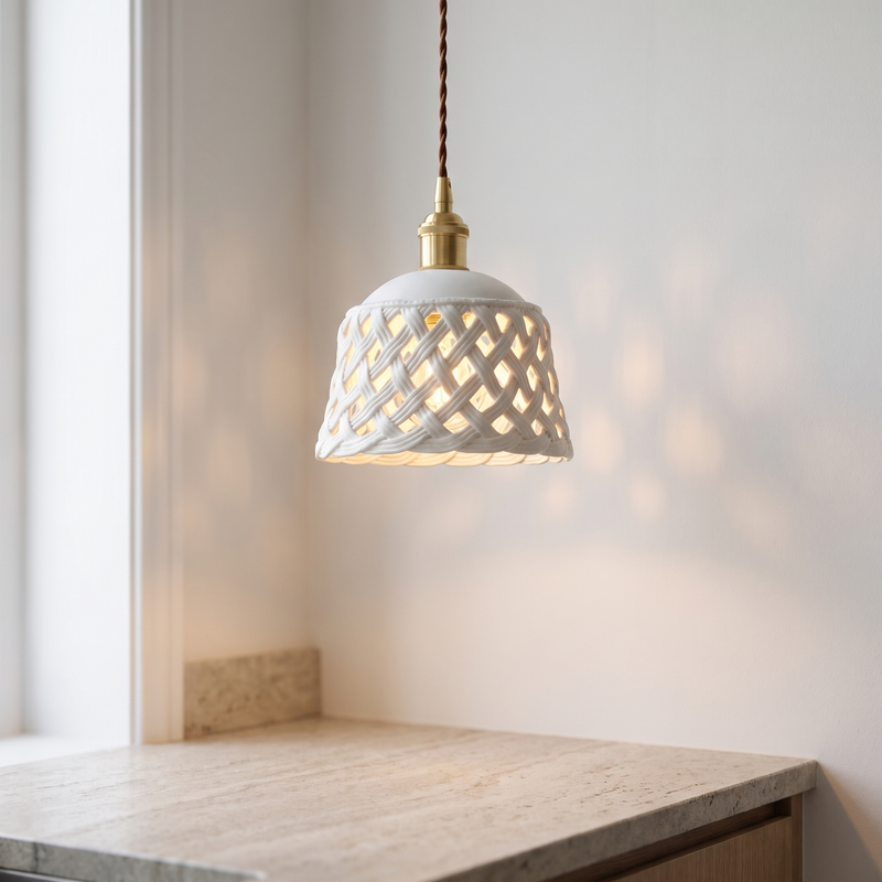 Xavelle Openwork Ceramic Pendant Light