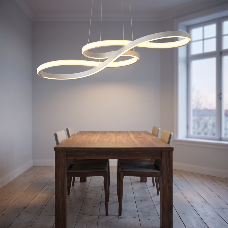 Dovrelle Wave Linear LED Pendant Light