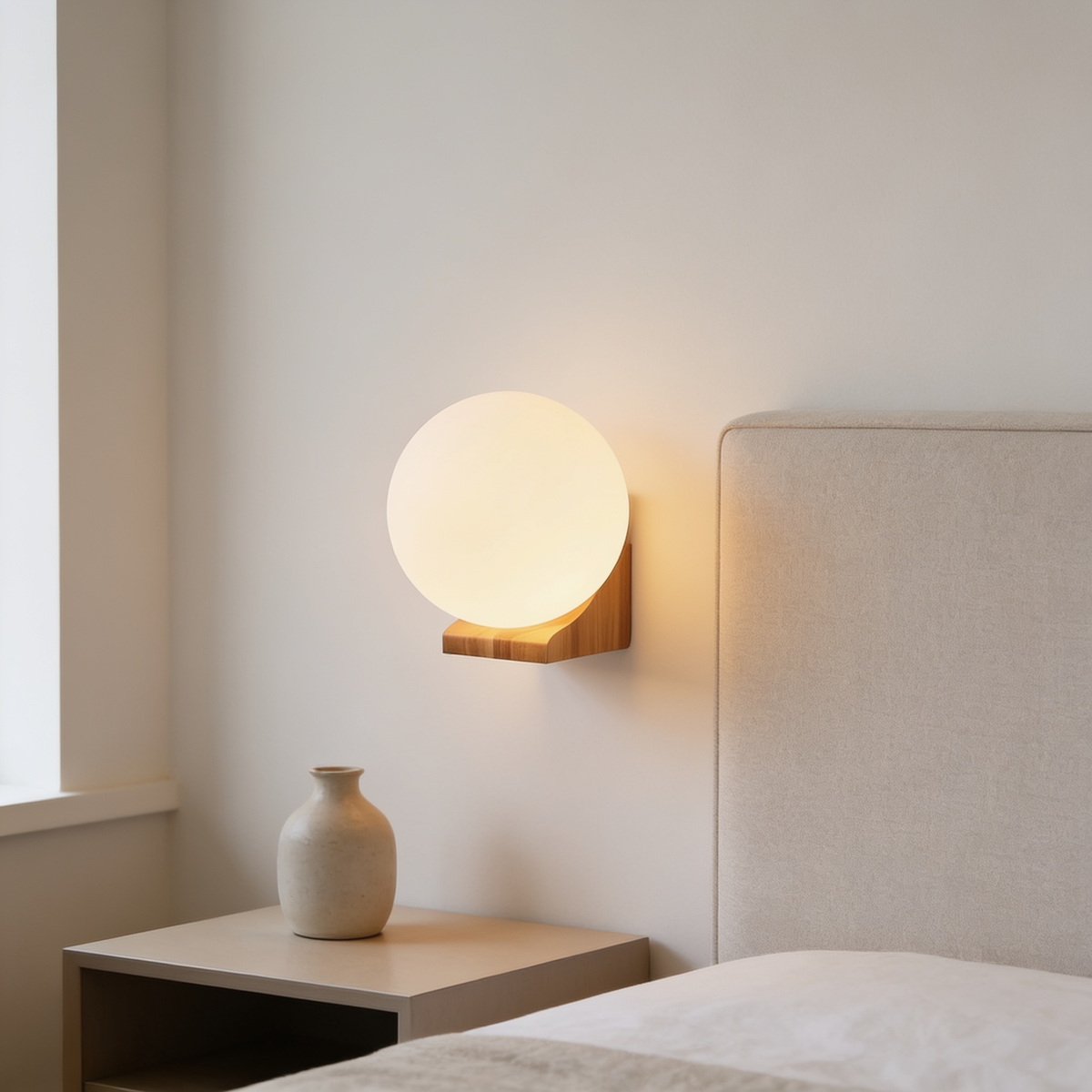 Orbivel Wood Orb Wall Lamp – image 21
